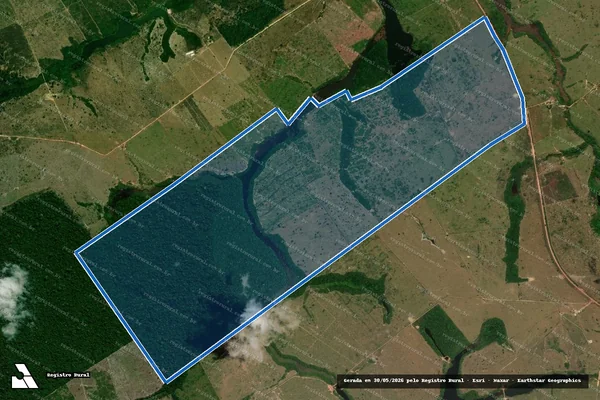 Imagem de satélite de FAZENDA SANTA CRUZ - Parte 1 em Baião - PA
