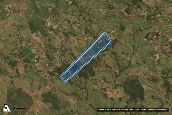 Imagem de satélite de FAZENDA RIBEIRÃO PRETO - Parte 1 em São José do Povo - MT
