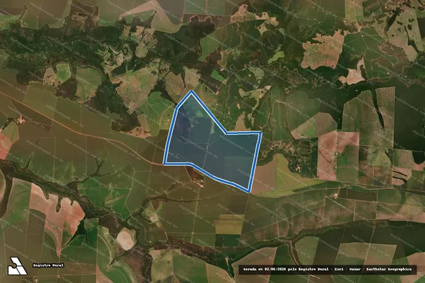 Imagem de satélite de FAZENDA VERDURA / Parte 2 em Itiquira - MT
