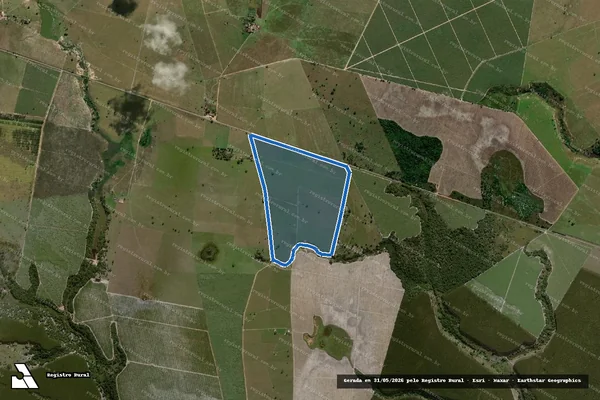 Imagem de satélite de FAZENDA PLANICIE - GLEBA D em Caravelas - BA