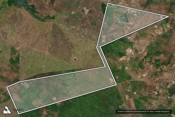 Imagem de satélite de Fazenda Santana e Alegria - Parcela 1 em Cantanhede - MA