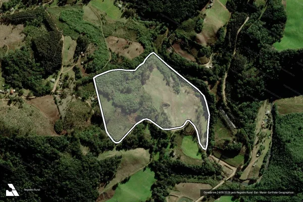 Imagem de satélite de SÍTIO DOS SANTOS 01 - Parcela 1 em Fontoura Xavier - RS