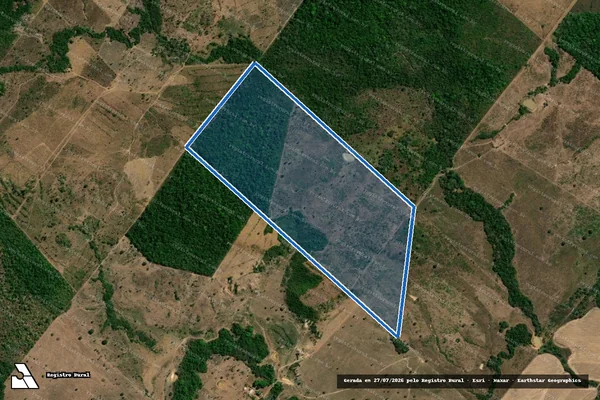 Imagem de satélite de FAZENDA SHANGAI 21 - 001 em Conceição do Araguaia - PA