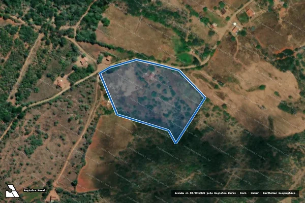 Imagem de satélite de SITIO SERRARIA  - Parte 1 em Queimadas - PB