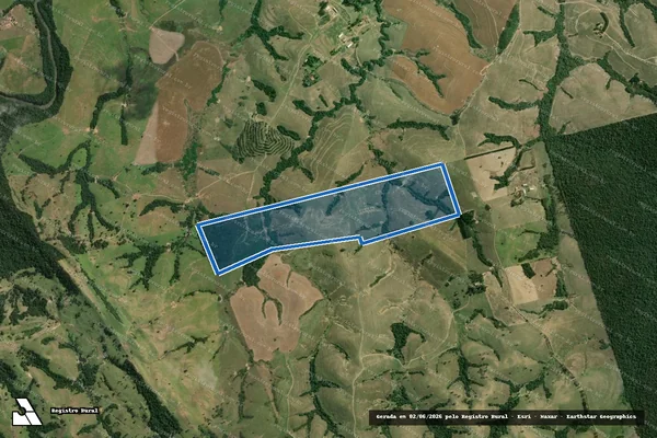Imagem de satélite de SITIO DINORAH III - PARTE 1 em Ibaiti - PR