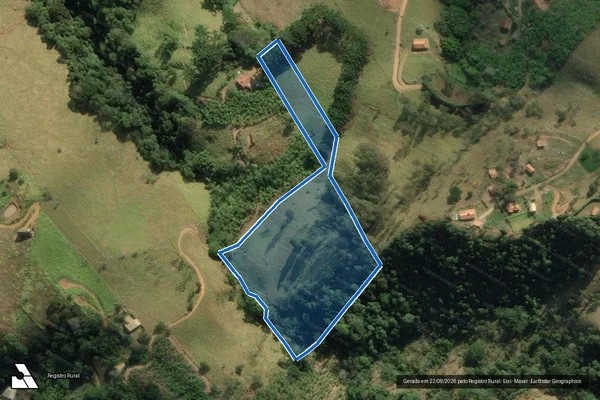 Imagem de satélite de SITIO - Parcela 1 em São Bento do Sapucaí - SP