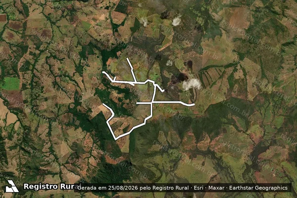 Imagem de satélite de ASSENTAMENTO PADRE NILO SCUR – GLEBA AMORINÓPOLIS em None