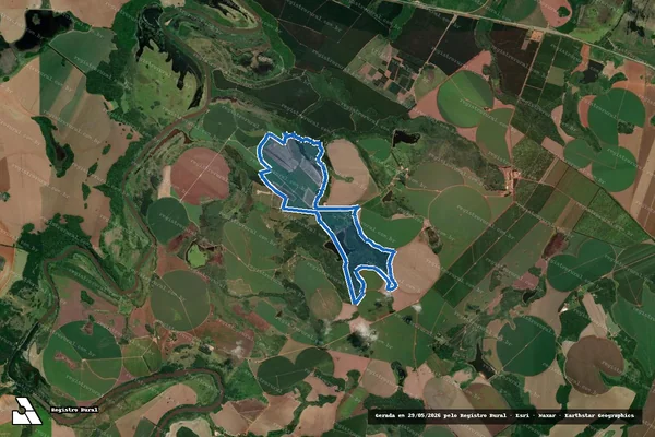 Imagem de satélite de Gleba 01 Fazenda Santa Cecília - Gleba 04 em Angatuba - SP