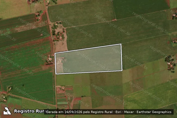 Imagem de satélite de Projeto de Assentamento Eldorado II - Lote 162 em Sidrolândia - MS