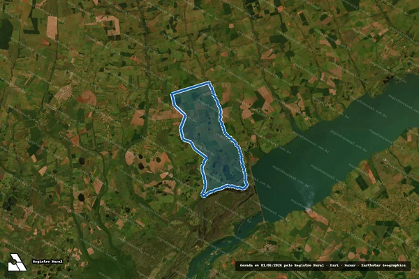 Imagem de satélite de Fazenda Santa Ilidia - Área 04 em Batayporã - MS