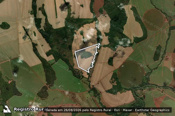 Imagem de satélite de Fazenda Jatay - GLEBA 05 em Conceição das Alagoas - MG