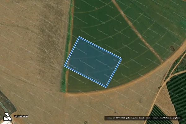 Imagem de satélite de FAZENDA GLÓRIA - Gleba I em Rio Paranaíba - MG