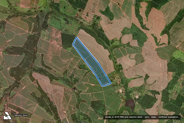 Imagem de satélite de Fazenda Baculerê - PARTE 3 em Olímpia - SP