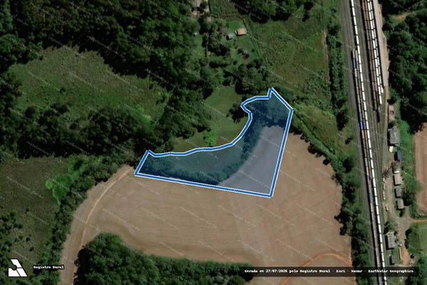 Imagem de satélite de Fazenda da Estação - Única em Ponta Grossa - PR