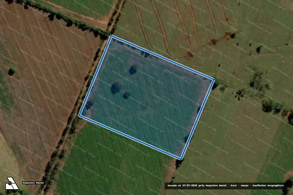 Imagem de satélite de ESTÂNCIA 2R-4 ? PARTE DO LOTE 01 DA QUADRA 55 - Parte 1 em Glória de Dourados - MS