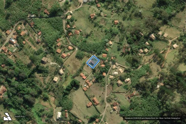 Imagem de satélite de Sítios Serras Azuis - Parte 1 em São Bento do Sapucaí - SP