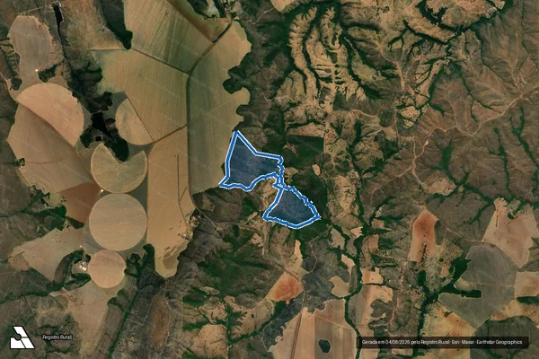 Imagem de satélite de FAZENDA SANTA CRUZ - LUGAR SERRA - Gleba 2 em Coromandel - MG
