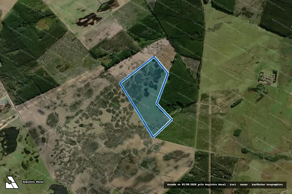 Imagem de satélite de FAZENDA TEOBALDO - PARTE 1 em Palmares do Sul - RS