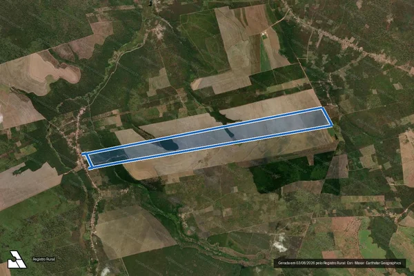 Imagem de satélite de FAZENDA BIESEK IV - Parte 1 em Parnarama - MA