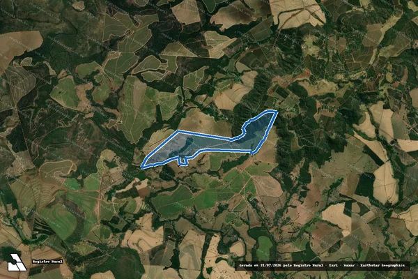 Imagem de satélite de Fazenda Santa Amalia do Sapucai - GLEBA A em Altinópolis - SP