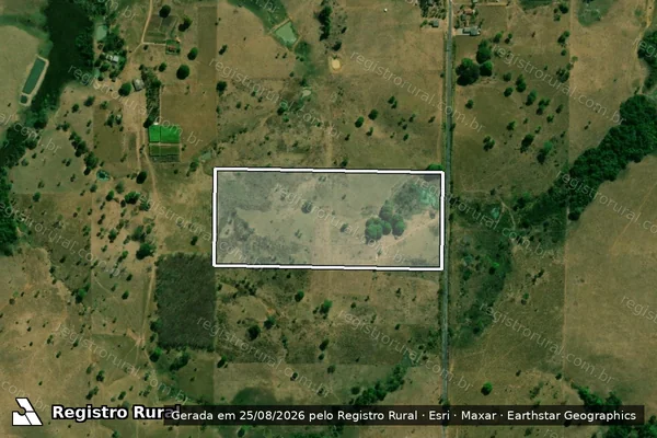 Imagem de satélite de Sítio Água Dourada - Lote 08C da Gleba 28 Setor Rolim de Moura. - LOTE 08C. em Santa Luzia D'Oeste - RO