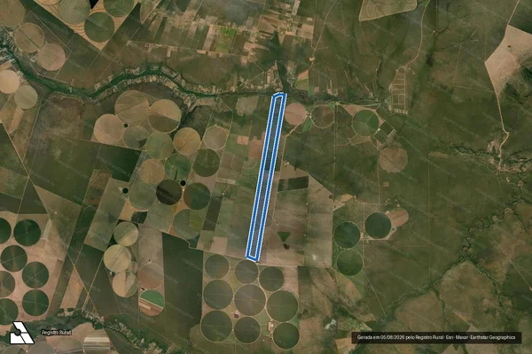 Imagem de satélite de OURO VERDE  - Parte 1 em Barreiras - BA