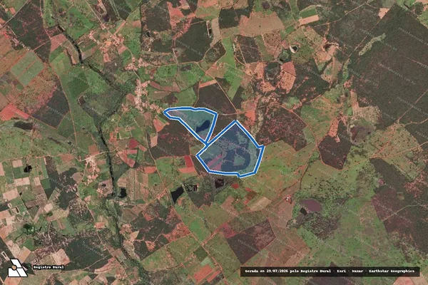 Imagem de satélite de Fazenda Tabatinga - Parte 1 em Dom Basílio - BA