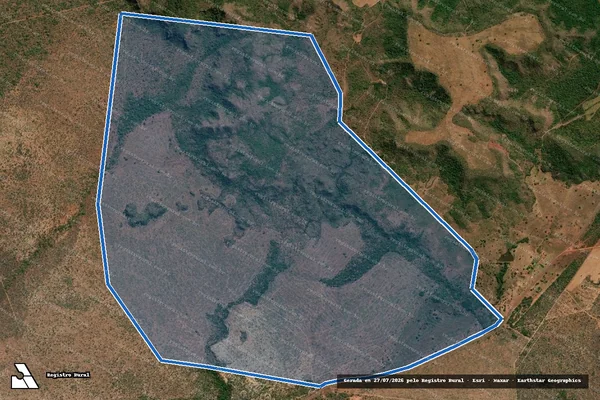 Imagem de satélite de GLEBA PEDRA GRANDE - DATA MALHADA REDONDA / Gleba I em Riachão - MA