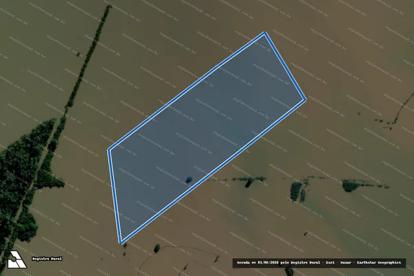 Imagem de satélite de Projeto de Assentamento Capela / Parcela 73 - Parcela 73 em Nova Santa Rita - RS