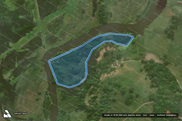Imagem de satélite de FAZENDA SAFIRA - Gleba B em Alcobaça - BA