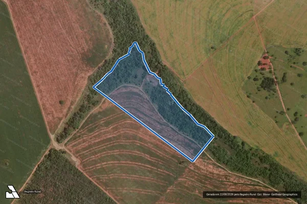 Imagem de satélite de FAZENDA DO DOURADINHO, L. DEN. BARRA GLEBA C - FAZENDA DO DOURADINHO, L. DEN. BARRA GLEBA C em Uberlândia - MG