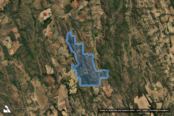 Imagem de satélite de FAZENDA CANGALHA - Gleba B em Formosa - GO