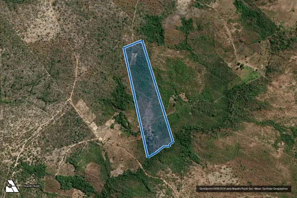 Imagem de satélite de FAZENDA BURITIRANA  - Parte 3 em Carolina - MA