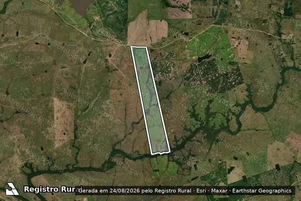 Imagem de satélite de Estância Boa Vista - Parte 2 em Bagé - RS