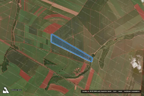 Imagem de satélite de FAZENDA CABECEIRINHA - Gleba 06 em Guatapará - SP