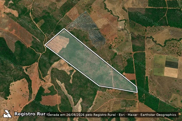 Imagem de satélite de FAZENDA SALOBRO - PARTE 2 em Fortaleza dos Nogueiras - MA