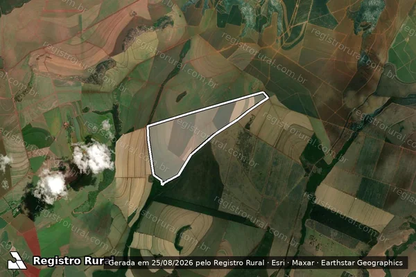 Imagem de satélite de Fazenda São Rafael - Fazenda São Rafael em Altinópolis - SP
