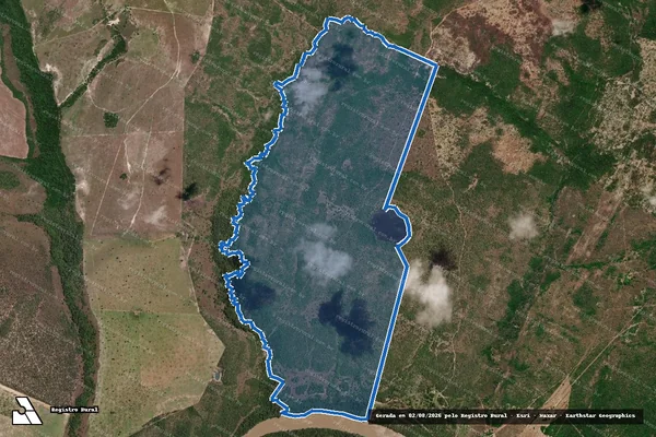 Imagem de satélite de FAZENDA PEDRA BRANCA - 001 em Chapada da Natividade - TO