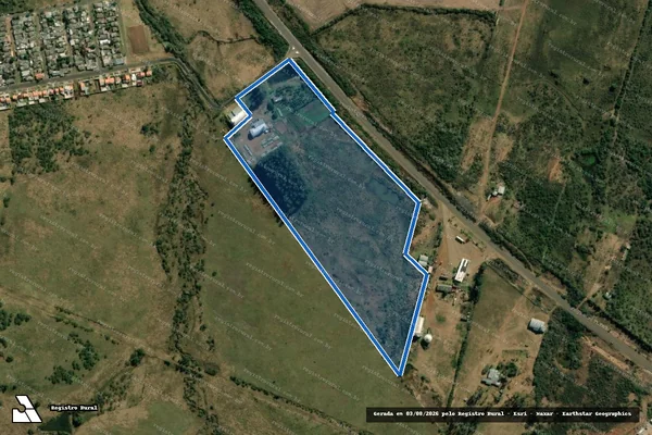 Imagem de satélite de Granja do salso - Parte 3 em Quaraí - RS