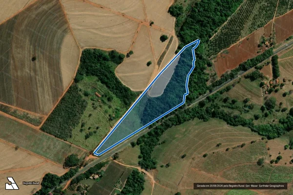 Imagem de satélite de Estância Yeda - PARTE 3 em José Bonifácio - SP