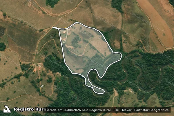Imagem de satélite de Estância Terra Prometida - Estância Terra Prometida em Pouso Alto - MG