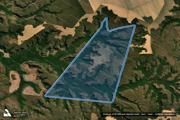 Imagem de satélite de FAZENDA OURO - Gleba PARTE-1 em Balsas - MA