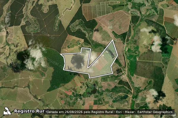 Imagem de satélite de Fazenda Boa Sorte - Parte 2 em Montanha - ES