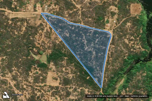 Imagem de satélite de FAZENDA CUTUVELO I - GLEBA 5 - 2 em Nova Palmeira - PB