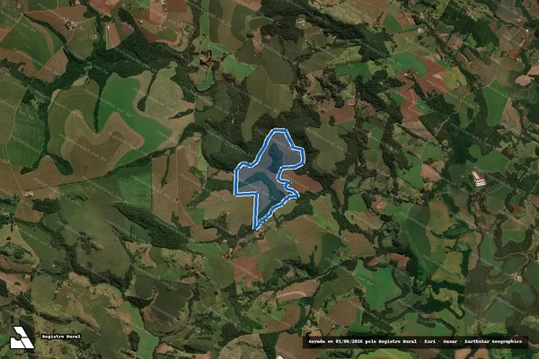 Imagem de satélite de Lotes Rurais nº 50-A, da Gleba nº 01, 1º Parte da Colônia Rio da Paz - Lotes Rurais nº 49 e 50, da Gleba nº 01, 1º Parte da Colônia Rio da Paz em Cascavel - PR