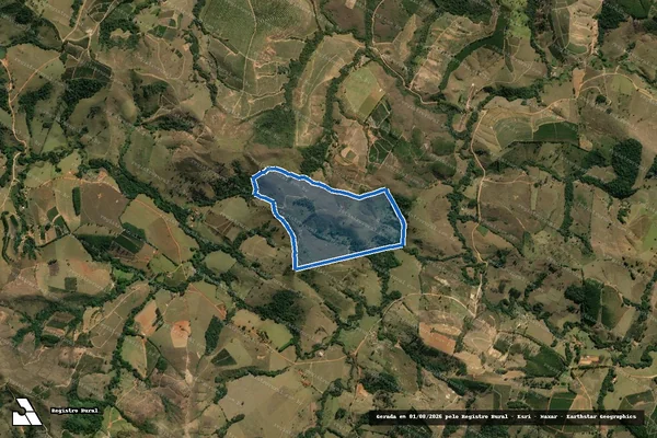Imagem de satélite de Fazenda Serra - Parte 1 em Capitólio - MG