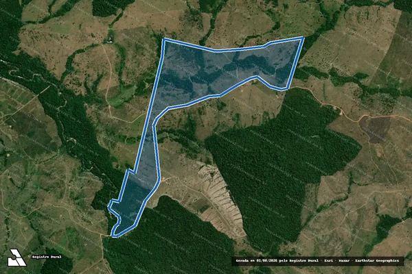 Imagem de satélite de Fazenda Céu Azul - Parte 1 em Jacundá - PA