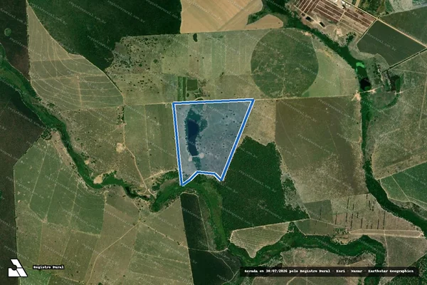 Imagem de satélite de Fazenda Deus é Pai - Parte 2 em Nanuque - MG