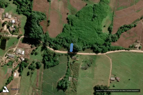 Imagem de satélite de Tacia Peglow Podewils - Fração B em São Lourenço do Sul - RS