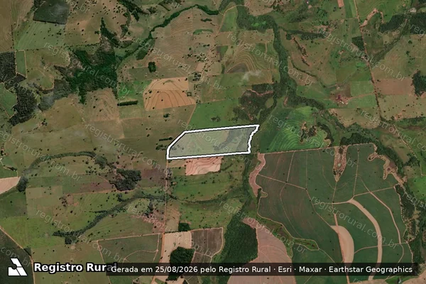 Imagem de satélite de SÍTIO PRIMAVERA - Parte 1 em Auriflama - SP